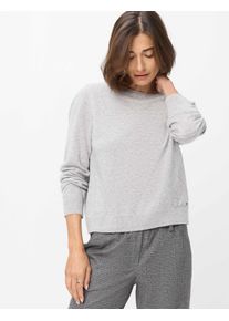 Brax Damen Pullover Style LISA cozy grey, hellgrau, Gr. 32