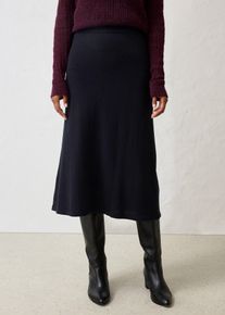 bonprix Strickrock aus weichem Woll-Mix, schwarz, Gr.44/46 (L), eleganter Stiftrock mit Wolle, aus Wolle