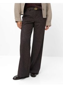 Brax Damen Palazzohose Style MAINE BRUNETTE, dunkelbraun, Gr. 40K
