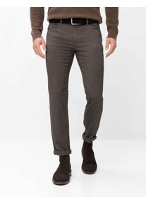Brax Herren Five-Pocket-Hose Style CADIZ CHOCOLATE, dunkelbraun, Gr. 31/30