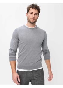 Brax Herren Pullover Style RICK elefant, grau, Gr. XS