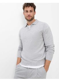 Brax Herren Strickpullover Style PASCAL platin, hellgrau, Gr. M