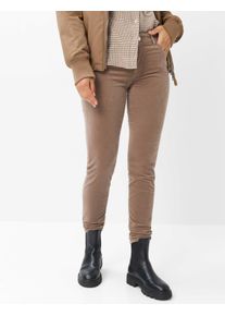 Brax Damen Five-Pocket-Hose Style SHAKIRA LIGHT WALNUT, Beige, Gr. 36L