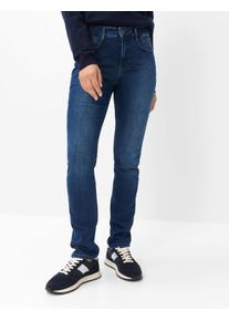 Brax Damen Five-Pocket-Hose Style CAROLA USED REGULAR BLUE, denim blau regular, Gr. 38