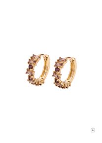 PURELEI Fancy Peach Ohrringe mit Zirkonia Steinen