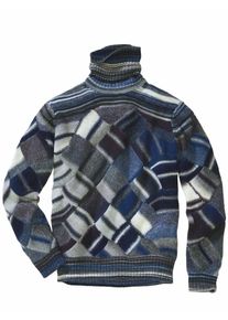 Mey & Edlich Mey & Edlich Herren Blaue-Phase-Pullover Blau 53 % Schurwolle, 47 % Polyacryl