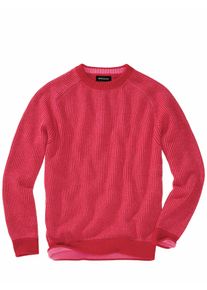 Mey & Edlich Mey & Edlich Herren Linienwerk-Pullover Rot 80 % Wolle, 20 % Polyamid