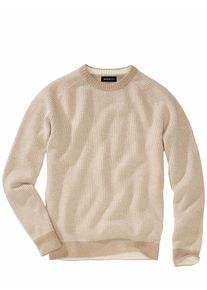 Mey & Edlich Mey & Edlich Herren Linienwerk-Pullover Beige 80 % Wolle, 20 % Polyamid