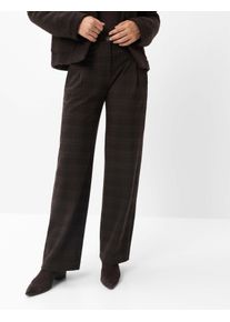 Raphaela by Brax Damen Marlenehose Style PEGGY FLARED MARRONE, dunkelbraun, Gr. 52