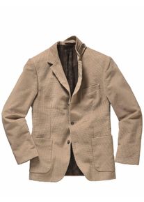 Mey & Edlich Mey & Edlich Herren Waffel-Cord-Sakko Beige 100 % Baumwolle