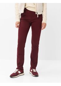 Raphaela by Brax Damen Five-Pocket-Hose Style PAMINA BURGUNDY, denim dunkelrot, Gr. 36K