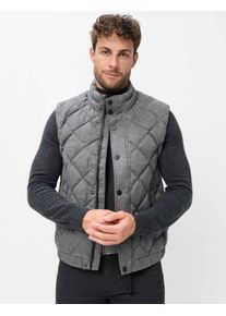Brax Herren Steppweste Style JACK grey, grau, Gr. XL