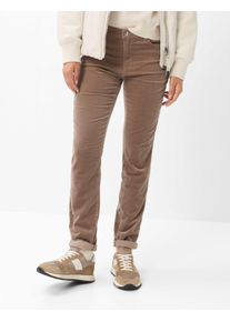 Brax Damen Five-Pocket-Hose Style CAROLA LIGHT WALNUT, Beige, Gr. 42
