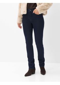 Brax Damen Five-Pocket-Hose Style CAROLA CLEAN DARK BLUE, denim dunkelblau, Gr. 38L