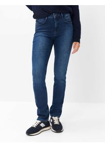 Brax Damen Five-Pocket-Hose Style MARY USED REGULAR BLUE, denim blau regular, Gr. 52L