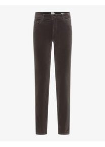 Brax Damen Five-Pocket-Hose Style SHAKIRA SMOKE GREY, dunkelgrau, Gr. 48L