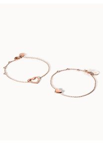 PURELEI Radiant Love Armband Set, verstellbare L&auml;nge