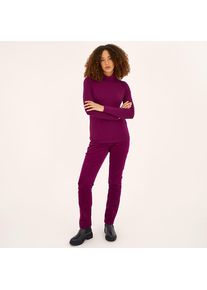 LANDS' END Straight Fit Cordhose Mid Waist f&uuml;r Damen, Damen, size: regular, Lila, Baumwoll-Mischung, by Lands' End
