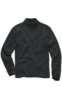 Mey & Edlich Mey & Edlich Herren Grundform-Mockneck Schwarz 80 % Wolle, 20 % Polyamid