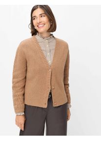 Brax Damen Cardigan Style ALICIA walnut, hellbraun, Gr. 36
