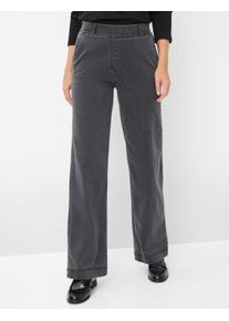 Raphaela by Brax Damen Marlenehose Style PAM FLARED Denim Dunkelgrau Anthrazit, denim dunkelgrau - anthrazit, Gr. 50