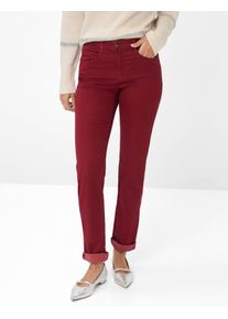 Brax Damen Five-Pocket-Hose Style MARY MULBERRY, dunkelrot, Gr. 48K