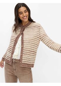 Brax Damen Strickjacke Style ANN warm greige, hellbraun, Gr. 36
