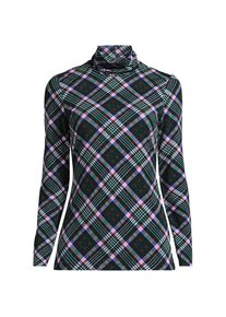 LANDS' END Rollkragenshirt aus Baumwoll/Modalmix in Plus-Gr&ouml;&szlig;e, Damen, size: plus, Braun, Baumwolle/Elasthan/Baumwolle Modal, by Lands' End