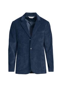 LANDS' END Cordblazer, Herren, size: regular, Blau, Polyester/Nylon/Polyester-Mischung, by Lands' End