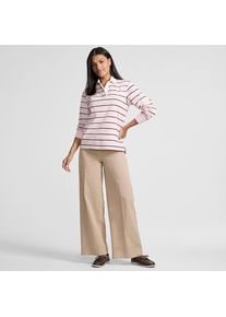LANDS' END Weite Chinos High Waist aus Lyocell-Mix f&uuml;r Damen, Damen, size: regular, Braun, Baumwolle/Baumwoll-Mischung, by Lands' End