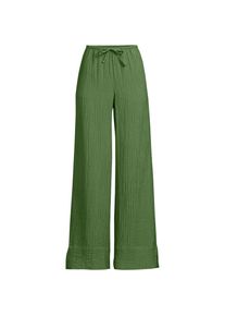 LANDS' END Weite Crinkle-Hose f&uuml;r Damen, Damen, size: regular, Gr&uuml;n, Nylon/Viskose, by Lands' End