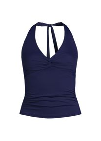 LANDS' END Neckholder-Tankinitop f&uuml;r Damen in Plus-Gr&ouml;&szlig;e, Damen, size: plus, Blau, Nylon-Mischung, by Lands' End