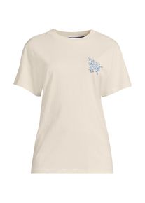 LANDS' END Grafik-Shirt f&uuml;r Damen in Plus-Gr&ouml;&szlig;e, Damen, size: plus, Elfenbein, Baumwolle, by Lands' End