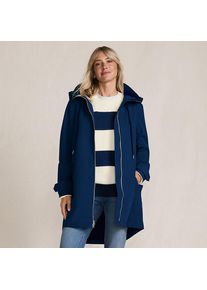 LANDS' END Squall Regenjacke in A-Linie f&uuml;r Damen in Petite-Gr&ouml;&szlig;e, Damen, size: petite, Blau, Nylon, by Lands' End