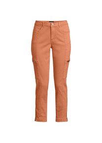 LANDS' END Utility-Cargojeans f&uuml;r Damen, Damen, size: regular, Orange, Baumwoll-Mischung, by Lands' End