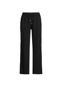 LANDS' END Webhose mit seitlichem Streifen f&uuml;r Damen, Damen, size: regular, Schwarz, Polyester/Polyester-Mischung, by Lands' End