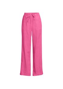 LANDS' END Weite Premium Reinleinen-Schlupfhose f&uuml;r Damen, Damen, size: regular, Pink, Leinen, by Lands' End