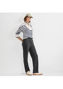 LANDS' END Straight Fit Freizeithose SPORT KNIT f&uuml;r Damen, Damen, size: regular, Schwarz, Baumwolle, by Lands' End