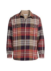 LANDS' END Winter-Flanellhemd, Herren, size: regular, Lila, Baumwolle, by Lands' End