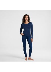 LANDS' END Seidenunterhemd mit Rundhalsausschnitt f&uuml;r Damen, Damen, size: regular, Blau, Seide, by Lands' End