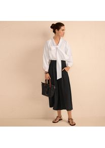 LANDS' END Creaseless 7/8-Palazzohose f&uuml;r Damen in Petite-Gr&ouml;&szlig;e, Damen, size: petite, Schwarz, Polyester, by Lands' End