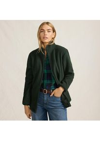LANDS' END Teddyfleece-Jacke mit Rei&szlig;verschluss in Petite-Gr&ouml;&szlig;e, Damen, size: petite, Gr&uuml;n, Polyester, by Lands' End