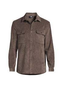 LANDS' END Cord-Hemd f&uuml;r Herren, Herren, size: regular, Braun, by Lands' End