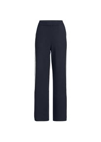 LANDS' END Jerseyhose mit Streifendetail f&uuml;r Damen in Petite-Gr&ouml;&szlig;e, Damen, size: petite, Blau, Polyester/Viskose/Polyester-Mischung, by Lands' End