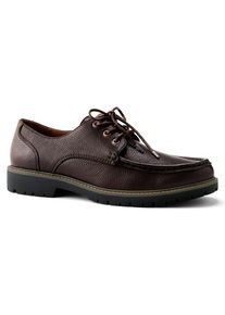 LANDS' END Leder-Schn&uuml;rschuhe, Herren, size: regular, Braun, Leder, by Lands' End