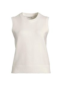 LANDS' END CashTouch Pullunder, Damen, size: regular, Elfenbein, Baumwoll-Mischung/Polyester-Mischung/Nylon-Mischung, by Lands' End