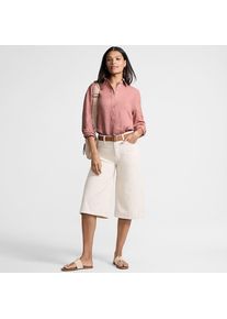 LANDS' END Premium Reinleinen-Schlupfbluse in Petite-Gr&ouml;&szlig;e, Damen, size: petite, Rot, Leinen, by Lands' End