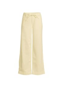 LANDS' END Soft Comfort weite Jeans im Leinenmix, Damen, size: regular, Gelb, by Lands' End