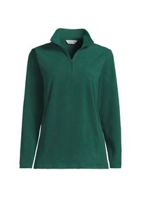 LANDS' END Anyweather Fleece-Pullover mit Rei&szlig;verschluss f&uuml;r Damen in Petite-Gr&ouml;&szlig;e, Damen, size: petite, Gr&uuml;n, Polyester, by Lands' End