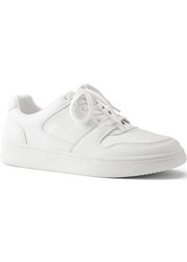 LANDS' END Sneaker zum Schn&uuml;ren f&uuml;r Herren, Herren, size: regular, Wei&szlig;, by Lands' End